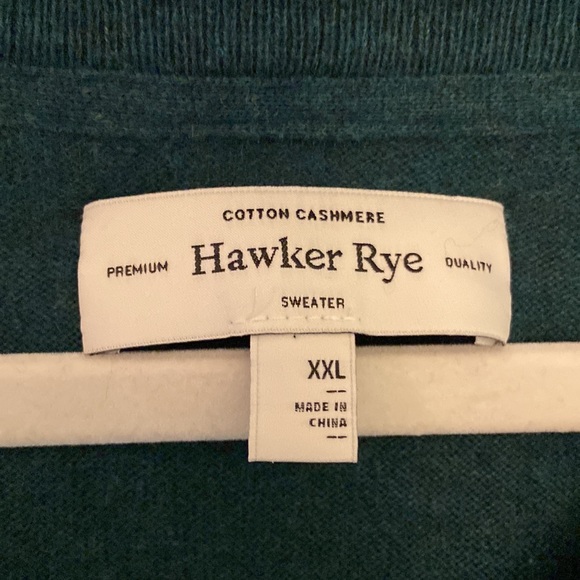 Men’s green v-neck sweater from Stitchfix size XXL. Hardly ever worn. - Picture 2 of 5